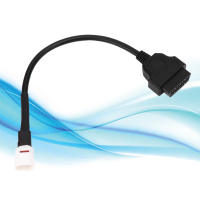 【ราคาพิเศษ】Motorbike 4 Pin To OBD2 Interface Reader Scanner Diagnostic Hareness Cable SH