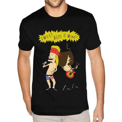 Kawaii Beavis and head TShirts Novelty Funny Cartoon Graphic Tshirts Men Casual Clothing Summer Male Oversized Tshirt XS-6XL