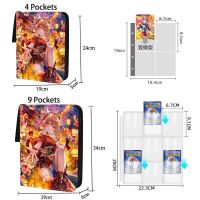 Genshin Impact Zipper Cards Album Holder 400/900Pcs Anime Games Playing Trading Collection Card Binder Book Folder Protected