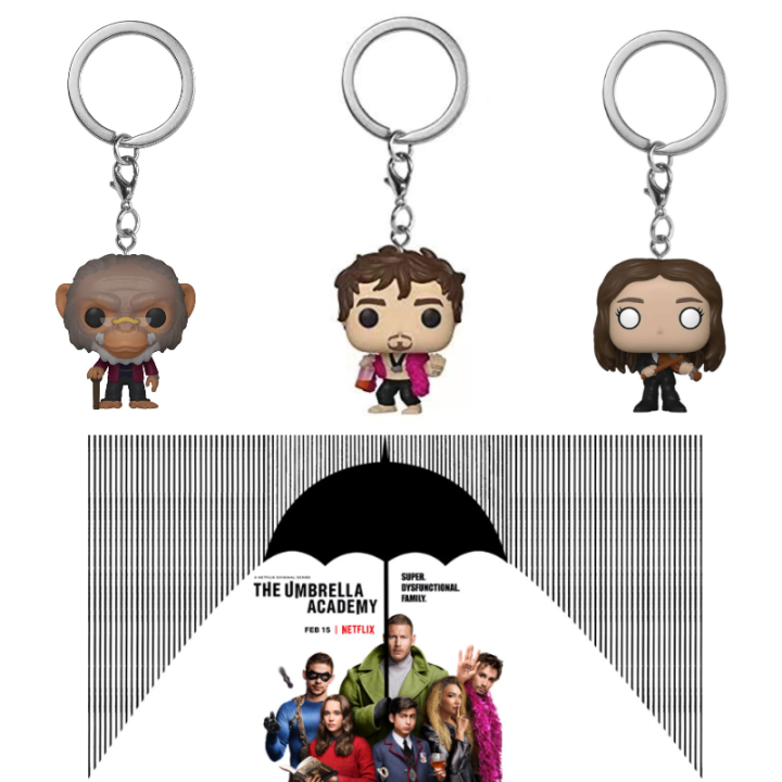 umbrella-academy-pop-the-characters-pogo-klaus-vanya-gifts-keychain-figure