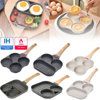 24 Hole Omelet Pan Frying Pot Thickened Non-stick Egg Pancake Steak Cooking Pan Hamburg Bread Breakfast Maker Kitchen Cookware