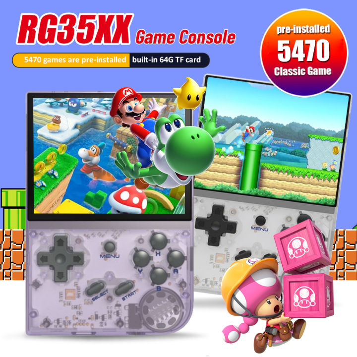 rg35xx-abaaba-8000-in-1แบบพกพาขนาดเล็กเกมมือถือ-เกม8000-ในตัวเกมคลาสสิค-game-mario-บอยเกมบอย3-5นิ้ว3สีมินิเกมบอยคอนโซลเกมบอยของเล่นสำหรับเด็กและของขวัญวันเกิดเด็ก