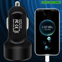 ][= Dual USB 3.1A Car Charger Cigarette Socket Fast Charging Quick Phone Charge Adapter For    LED Display QC3.0