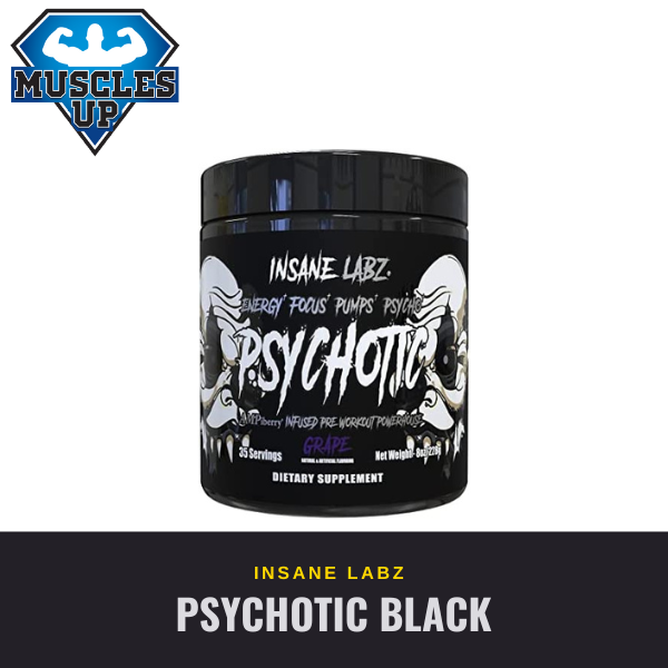 【AUTHENTIC】Insane Labz Psychotic Black 35 Servings - Pre Workout | Lazada