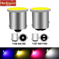 Hardingsun (คลังสินค้าพร้อม) 1Pcs 1156 Ba15s LED สำหรับรถยนต์รถบรรทุกหลอดไฟก้อน1157 Bay15d เลี้ยวสัญญาณไฟย้อนกลับไฟท้าย12V 24V