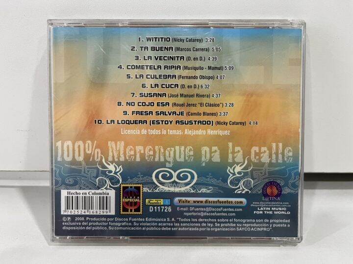 1-cd-music-ซีดีเพลงสากล-100-merengue-pa-la-calle-d11726-a3g6