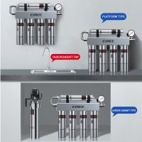 ตัวกรองน้ำสแตนเลสครัวเครื่องกรองน้ำ5ขั้นตอน,ตัวกรองการกรองสำหรับการกรองน้ำดื่มภายในบ้าน
