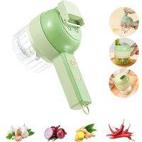 R Multiftion Vegetable Slicer Meat Cutter Crusher Electric Wireless Garlic Mud Masher Garlic Chopper Kitchen Tools Essories