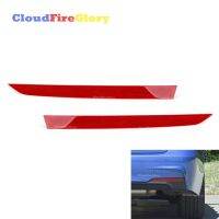 Cloudfireglory For BMW 335I 2012-2014 2Pcs Rear Bumper Reflector Strip Cover Left Right Side Red 63147847165 63147847166