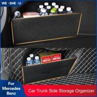 fvdbsdv 2PCS For Mercedes Benz Car Trunk Side Storage Organizer A B C E G S R Class GLA GLB GLC GLE CLA EQB EQC W205 W213 E200 W247 A250