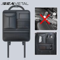 【LZ】卍✺✸  SEAMETAL PU Couro Car Seat Back Storage Bag Multifuncional Car Back Seat Organizador Pendurado Sacos para Acessórios Interior Do Carro