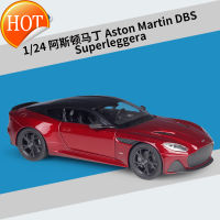 1:24 Aston Martin DBS โมเดลแบบจำลองรถจากโลหะอัลลอยด์รถสปอร์ตชายและหญิงของขวัญวันเกิด