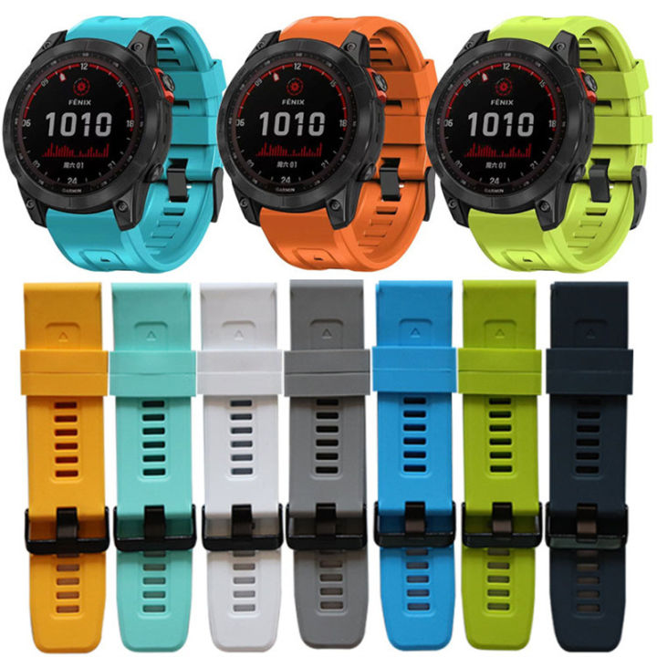 สายรัดซิลิโคนแบบถอดเร็วสำหรับ-jiaming-garmin-fenix77x-สายนาฬิกาซิลิโคนกีฬาสายรัดข้อมือแบบถอดเร็วซิลิโคน