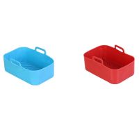 2PCS Silicone Pot with Handles - Reusable Dual Basket Accessories  Heat Resistant Accessories Pots Pans