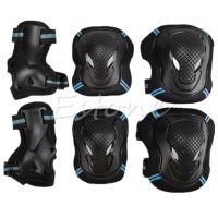 [Hot Sale] 6pcs Set Kids Adult Skating Scooter Elbow Knee Wrist Safety Pads Gear