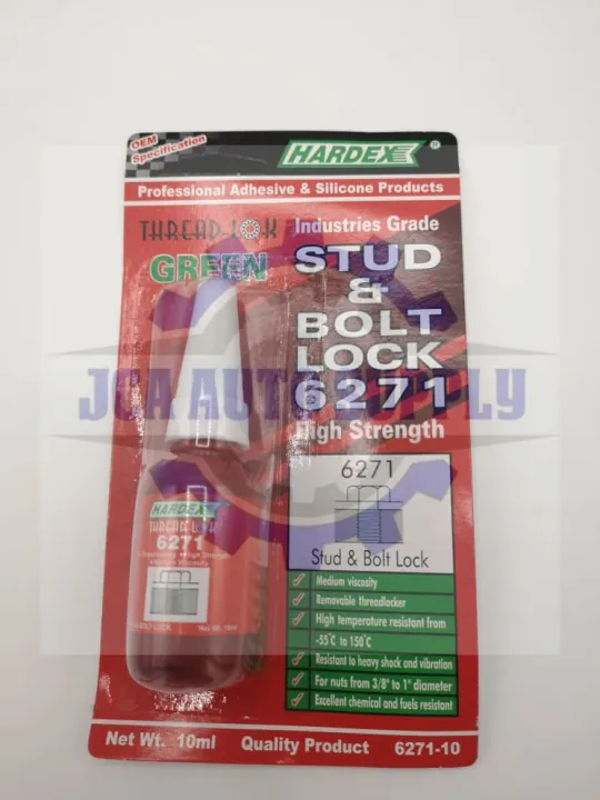 HARDEX Thread Lock Gum 10ML Stud & Bolt Lock Lazada