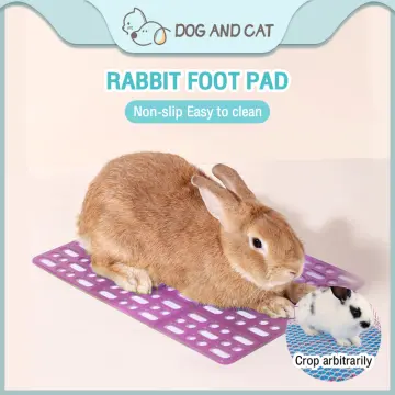 TPE Splice Mesh Anti-slip Toilet Ground Mat Bathroom Carpet Rabbit Foot Mat  Pet Cage Floor