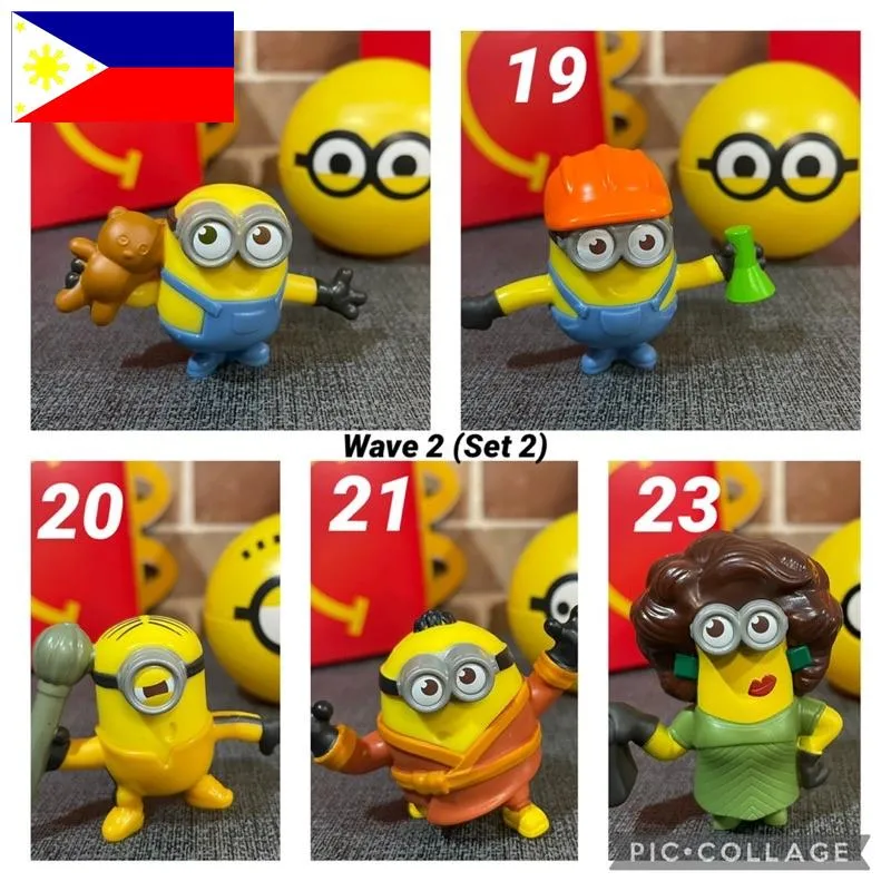 The Best New Minions The Rise Of Gru Mcdo Happy Meal Toys Wave 2 Minions Mcdonalds Toys Lazada Ph