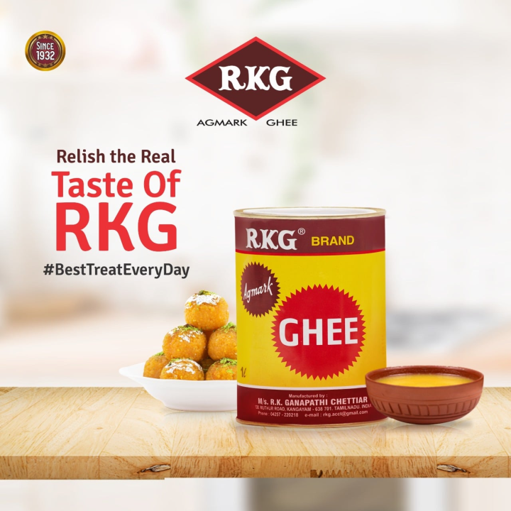 RKG Pure Cow Ghee 1LPure Cow Ghee with Rich Aroma Lazada