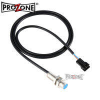 PROZONE อุปกรณ์เสริมเครื่องมือรถจักรยานยนต์ A สายเซ็นเซอร์วัดระยะทางดิจิตอล LCD +2 แม่เหล็กพิเศษ