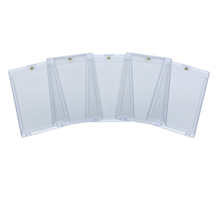 ultra-pro-35-55-75-100-130-180-pt-one-touch-golden-magnetic-card-holder-cases-hold-regular-basketball-football-hockey-mtg-cards