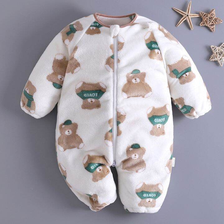 cod-baby-sleeping-bag-autumn-and-winter-children-split-legs-anti-kick-quilt-flannel-male-female-baby-one-piece-pajamas-newborn-thickened