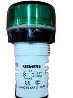 3SB6216-6AA40-1AA0 Compact pilot light 22 mm plastic round integrated LED 220V AC green