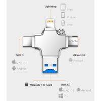 [COD]OTG Flash Drive Multi-Function Lightning Type-C USB-A USB 3.0 Micro-USB สำหรับ ศัพท์ Androidputer