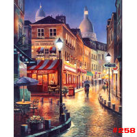 258 ? ขึงเฟรมไม้ ? พร้อมส่ง 40x50cm. DIY Paint Number รูปวาด ของขวัญ ภาพวาด ระบายสี สีน้ำมัน ระบายสีตามตัวเลข ตกแต่งผนัง Nextone