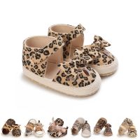 【hot】！ 0-18M Baby Leopard Print Shoes Toddler Kids Newborn Infant Soft Sole Anti-slip Footwear