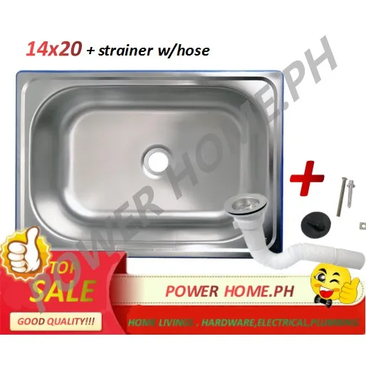 lavatory wash basin Kitchen Sink Stainless Steel 14X20 AND 16X24 with
