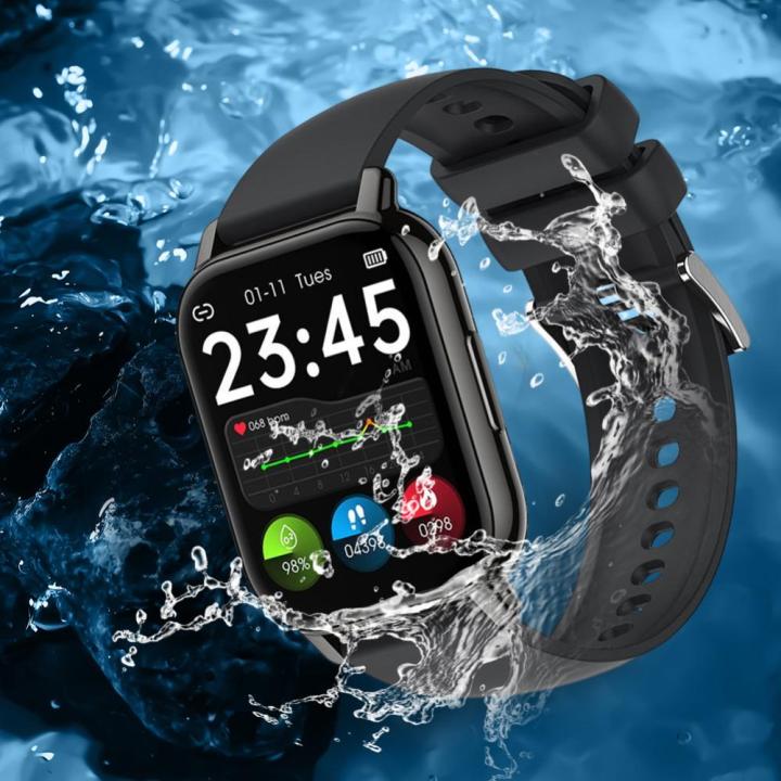 นาฬิกาสมาร์ทโฟน-hi-fi-jam-tangan-kebugaran-hd-หน้าจอสัมผัสใช้ได้นานถึง7วันโหมดกีฬา112โหมด-ip68กันน้ำใช้ได้กับ-ios-แอนดรอยด์