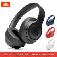 【Undine earphone】JBL TUNE 710BT ชุดหูฟังบลูทูธไร้สาย V5.0 T710BT หูฟังสเตอริโอเบสบริสุทธิ์ชุดหูฟังกีฬาสำหรับเล่นเกมลดเสียงรบกวนพร้อมไมโครโฟน