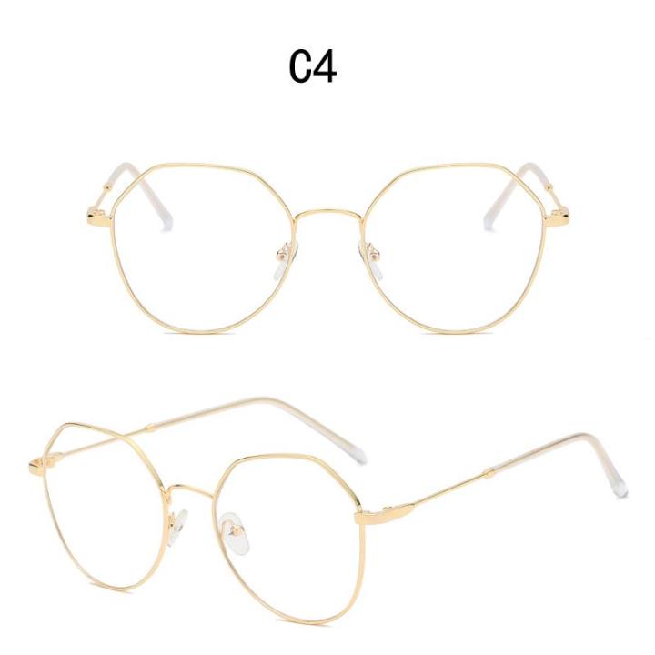new-metal-polygon-retro-glasses-frames-female-irregular-myopia-frames-women-with-fine-color-matching-myopia-men