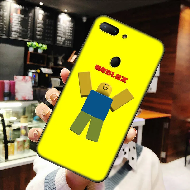 Soft TPU Phone Case For Vivo Y11 Y17 Y5S Y55 Y69 Y71 Y81 Y91C Y95 Casing  Game ROBLOX wallpaper