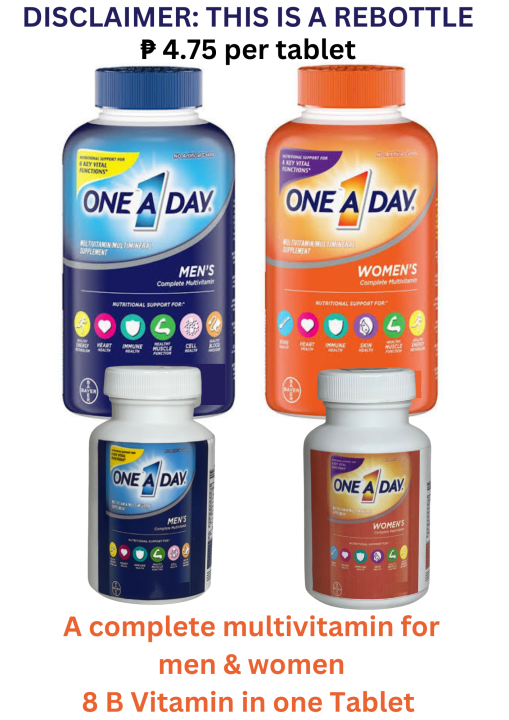 ONE A DAY COMPLETE MULTIVITAMINS FOR MEN & WOMEN Lazada PH