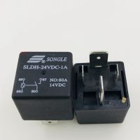 【❉HOT SALE❉】 yan992558181588 1ชิ้น Sldh-12vdc รีเลย์รถยนต์24vdc-1a 4pin 80a 4142 /-1c 60a 5pin