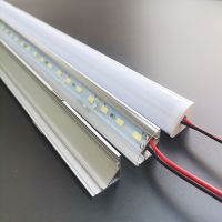 Barre Lumineuse Rigide en Aluminium avec Couvercle LED Éclairage de Décoration pour la Maison DC 12V 5730 36 Gible 50cm 1-28 Pièces/Lot