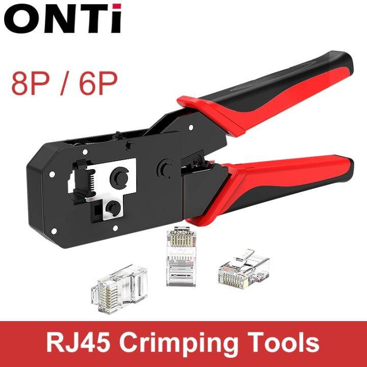 [PIIN] ONTi RJ45 Crimping Tool Ethernet Network LAN Cable Crimper ...