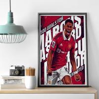 มาร์คัส แวชฟอร์ด ฟุตบอล ติดผนัง POSTER โปสเตอร์ แมนยู  RASHFORD รูปภาพ กีฬา FOOTBALL