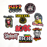 สติ๊กเกอร์วงดนตรีร็อค Nirvana ACDC slipknot แบบสะท้อน ติดแน่นทนทาน