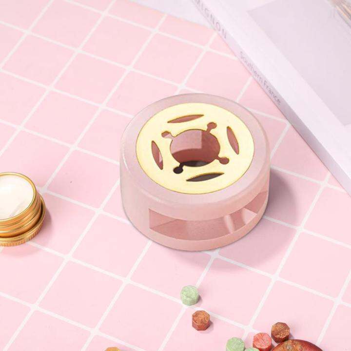 เตาหลอมซีลขี้ผึ้ง-diy-พร้อมช้อนซีลขี้ผึ้งเตาตราประทับชุดอุ่นซีลขี้ผึ้งสะดวกอเนกประสงค์สำหรับตกแต่งซองจดหมาย