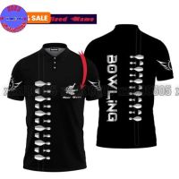 Bowling Love Sport Polo Shirt For Men&amp;women PL1063 (private chat free custom name&amp;logo)