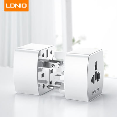 อะแดปเตอร์เต้าเสียบอเนกประสงค์ LDNIO สากลขนาดเล็ก Adaptor Traveling อะแดปเตอร์ปลั๊กสำหรับอังกฤษสหรัฐสหภาพยุโรปปลั๊กสากลซ็อกเก็ต