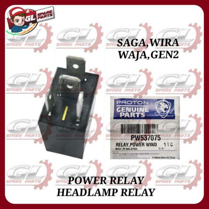 HEADLAMP FAN RELAY POWER WINDOW PROTON SAGA WIRA WAJA GEN2 PW537075
