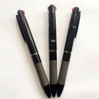 ปากกาลูกลื่นกด3สีใน1 1ปากกาลูกลื่นคลาสสิกปากกาเขียนการเขียนในห้องเรียนสำนักงานเครื่องเขียนปากกาสีแดงสีดำสีน้ำเงิน0.7มม.