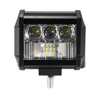 8mm Aluminum Motorcycle Spot Light Super Bright 12v LED Headlight Driving Fog Lamp For Camper Road Buggy Sand Rail