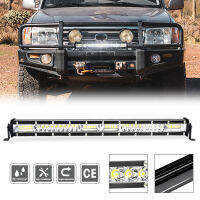 Slim LED Light Bar 20นิ้ว10นิ้ว Spot Flood Combo Beam Barra LED สำหรับ SUV 4X4 Off Road LED โคมไฟทำงาน9V-30V ไฟขับรถอัตโนมัติ