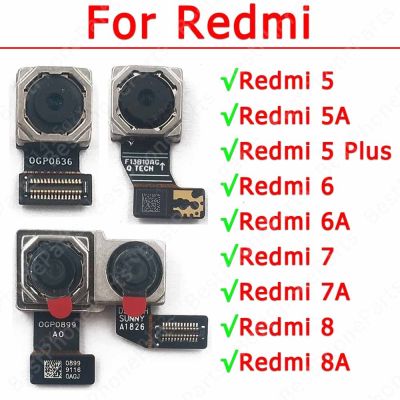 กล้องหลังเดิมสำหรับ Redmi 5 Plus 5A 6 6A 7 7A 8 8A อะไหล่ซ่อมโมดูลกล้องส่องด้านหลังด้านหลัง
