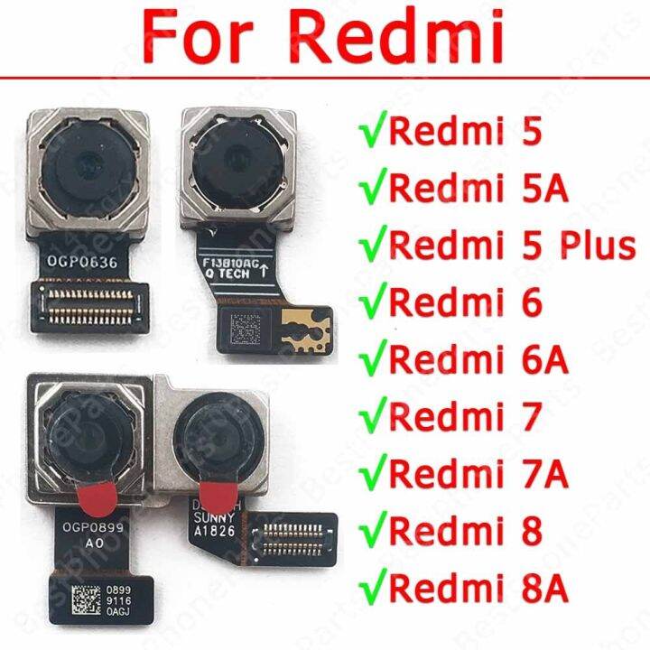 กล้องหลังเดิมสำหรับ-redmi-5-plus-5a-6-6a-7-7a-8-8a-อะไหล่ซ่อมโมดูลกล้องส่องด้านหลังด้านหลัง